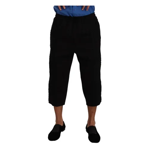 Trousers > Cropped Trousers - - Dolce & Gabbana - Modalova
