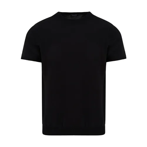 Drumohr - Tops > T-Shirts - Black - Drumohr - Modalova