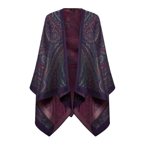 Etro - Jackets > Capes - Purple - Etro - Modalova