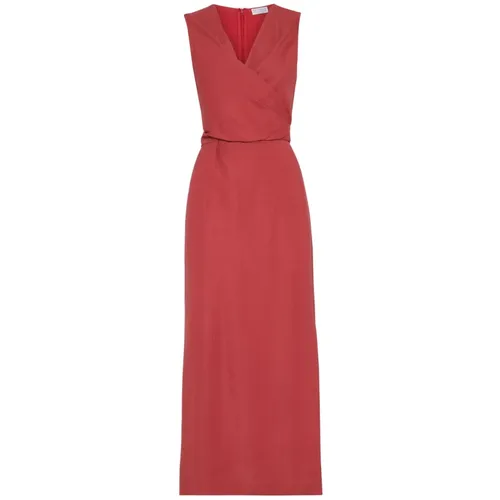 Dresses > Day Dresses > Midi Dresses - - Brunello Cucinelli - Modalova