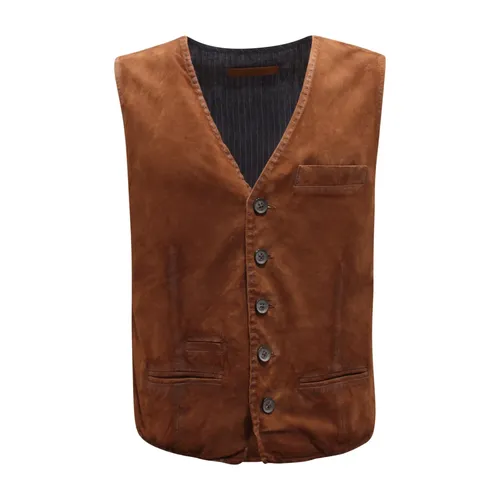 Jackets > Vests - - The Jack Leathers - Modalova