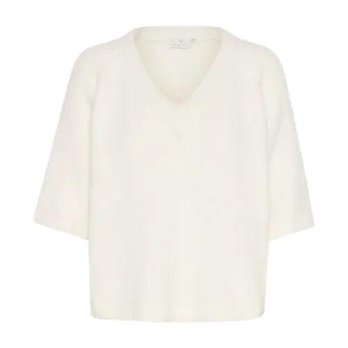 Knitwear > V-neck Knitwear - - Kaffe - Modalova