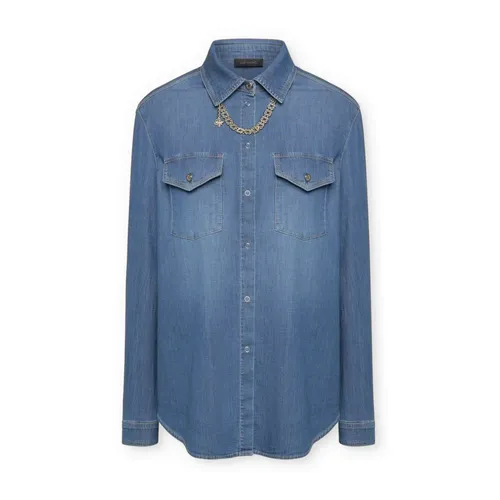 Blouses & Shirts > Denim Shirts - - Elena Mirò - Modalova