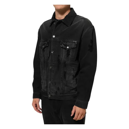 Jackets > Denim Jackets - - Dolce & Gabbana - Modalova