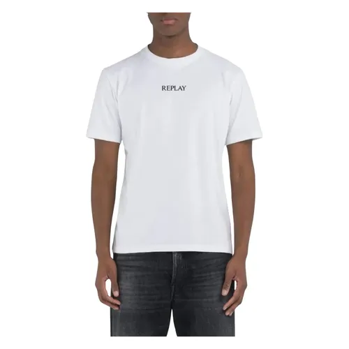Replay - Tops > T-Shirts - White - Replay - Modalova