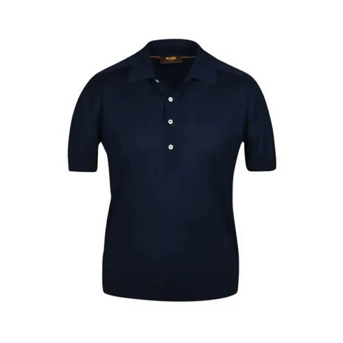 Moorer - Tops > T-Shirts - Blue - Moorer - Modalova