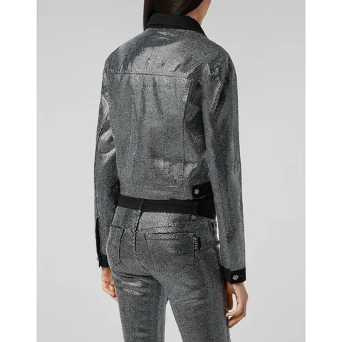 Jackets > Denim Jackets - - Philipp Plein - Modalova