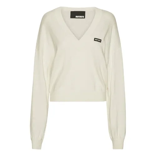 Knitwear > V-neck Knitwear - - Rotate Birger Christensen - Modalova
