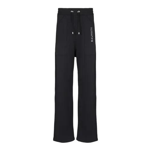Trousers > Wide Trousers - - Balmain - Modalova
