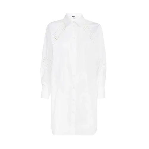 Dresses > Day Dresses > Shirt Dresses - - Msgm - Modalova
