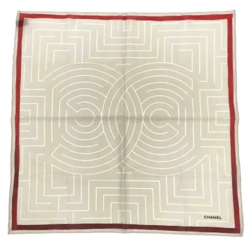 Pre-owned > Pre-owned Accessories > Pre-owned Scarves - - Chanel Vintage - Modalova