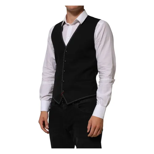 Suits > Suit Vests - - Dolce & Gabbana - Modalova