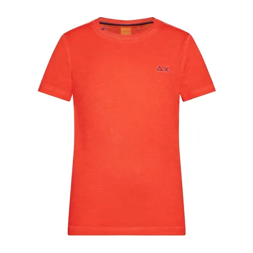 Sun68 - Tops > T-Shirts - Red - Sun68 - Modalova