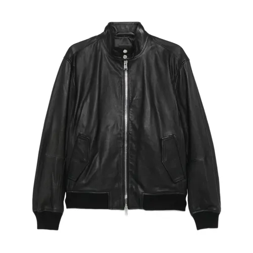 Jackets > Leather Jackets - - Hugo - Modalova
