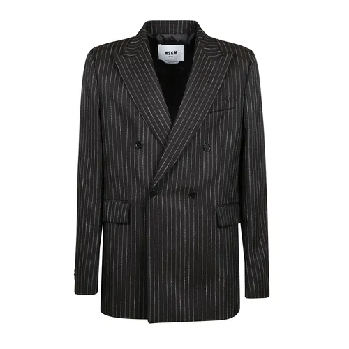 Msgm - Jackets > Blazers - Black - Msgm - Modalova