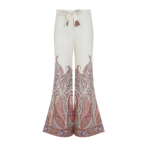 Trousers > Wide Trousers - - Zimmermann - Modalova