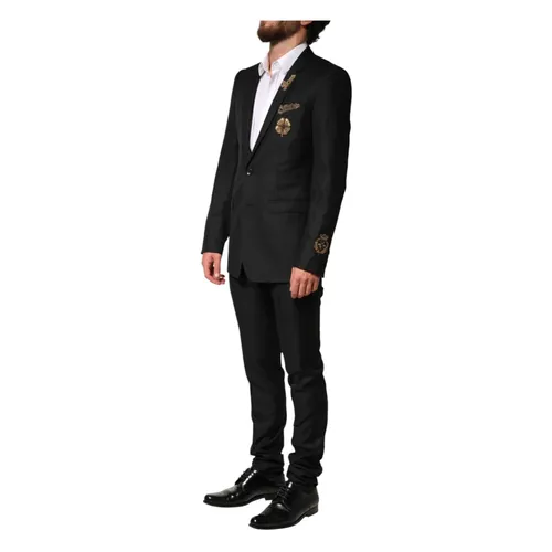 Suits > Suit Sets > Single Breasted Suits - - Dolce & Gabbana - Modalova