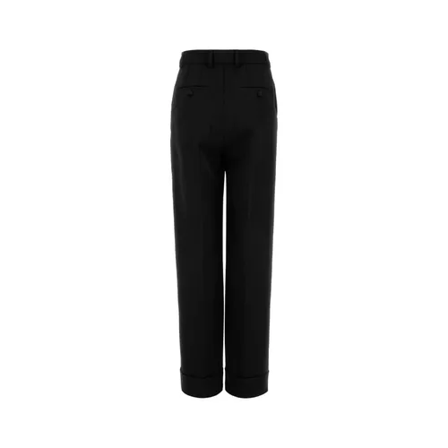 Trousers > Straight Trousers - - Dolce & Gabbana - Modalova