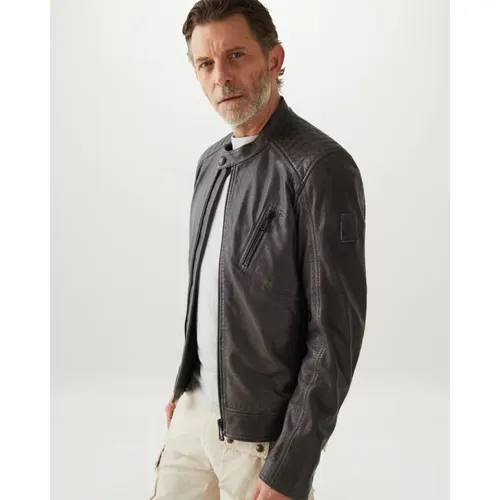 Jackets > Leather Jackets - - Belstaff - Modalova