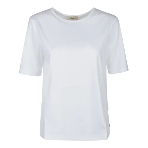 Herno - Tops > T-Shirts - White - Herno - Modalova