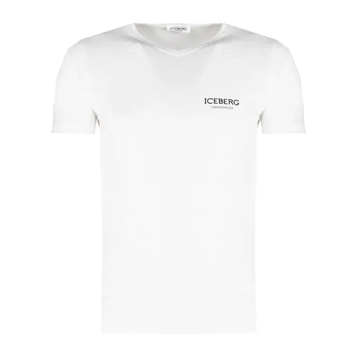 Iceberg - Tops > T-Shirts - White - Iceberg - Modalova