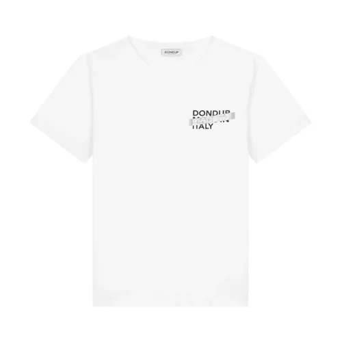 Dondup - Tops > T-Shirts - White - Dondup - Modalova