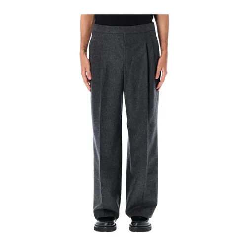 Trousers > Straight Trousers - - Ami Paris - Modalova