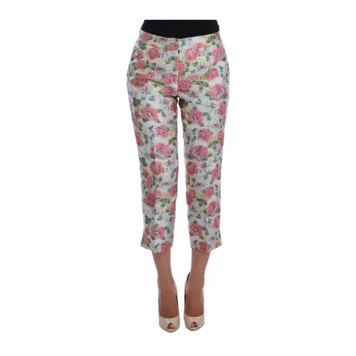 Trousers > Cropped Trousers - - Dolce & Gabbana - Modalova