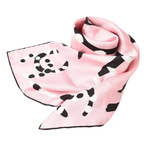 Pre-owned > Pre-owned Accessories > Pre-owned Scarves - - Chanel Vintage - Modalova
