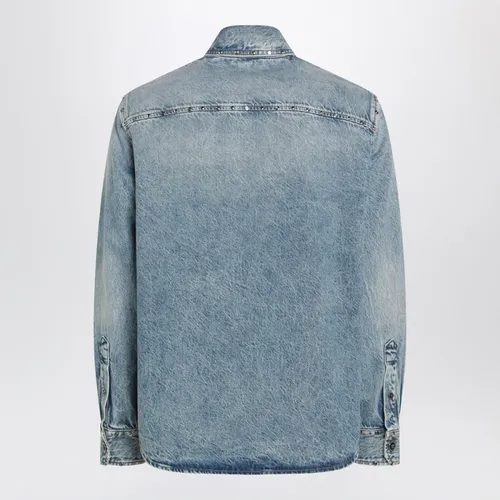 Jackets > Denim Jackets - - Versace - Modalova