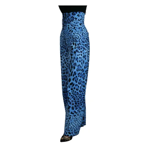 Trousers > Wide Trousers - - Dolce & Gabbana - Modalova