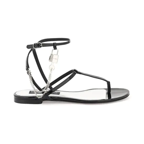 Shoes > Sandals > Flat Sandals - - Dolce & Gabbana - Modalova