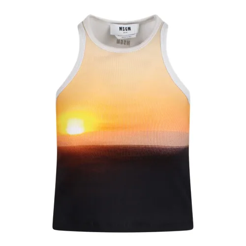 Tops > Sleeveless Tops - - Msgm - Modalova