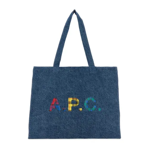 A.p.c. - Bags > Tote Bags - Blue - A.p.c. - Modalova