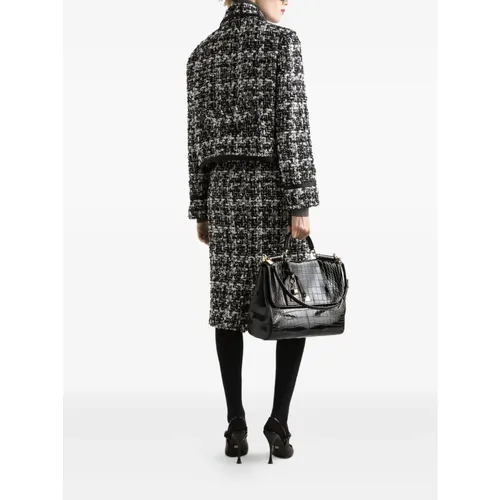 Jackets > Tweed Jackets - - Dolce & Gabbana - Modalova