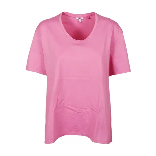 Aspesi - Tops > T-Shirts - Pink - Aspesi - Modalova