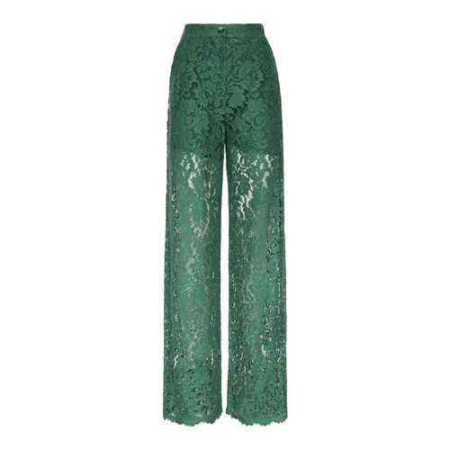 Trousers > Wide Trousers - - Dolce & Gabbana - Modalova
