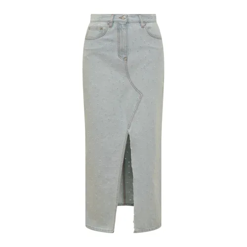 Skirts > Denim Skirts - - Msgm - Modalova