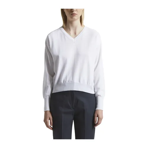 Knitwear > V-neck Knitwear - - Peserico - Modalova