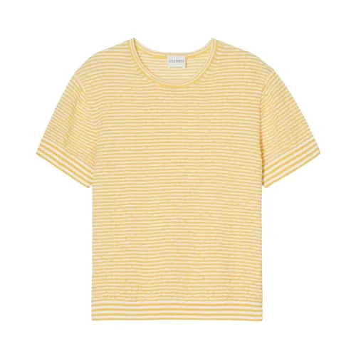 Closed - Tops > T-Shirts - Yellow - Closed - Modalova
