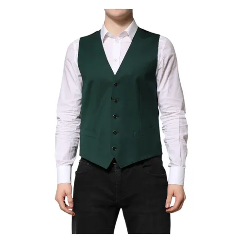 Suits > Suit Vests - - Dolce & Gabbana - Modalova