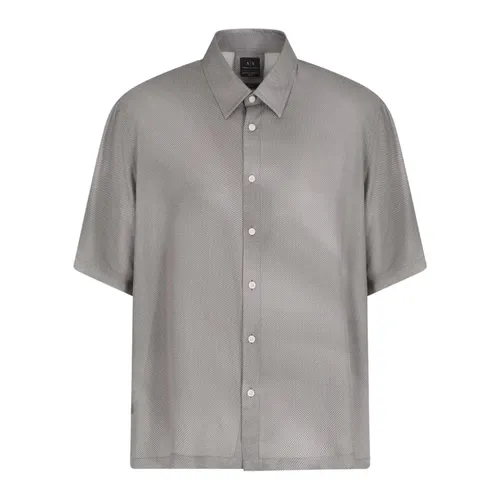 Shirts > Short Sleeve Shirts - - Armani Exchange - Modalova