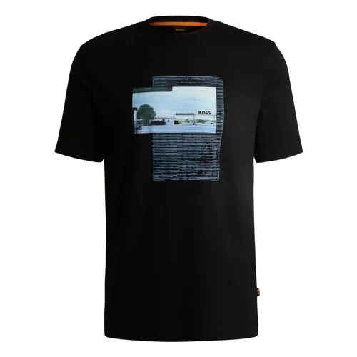 Hugo - Tops > T-Shirts - Black - Hugo - Modalova