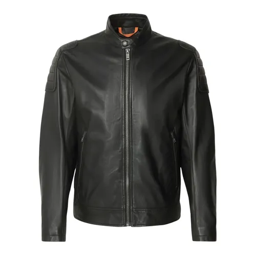 Jackets > Leather Jackets - - Hugo - Modalova