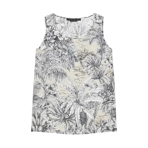 Tops > Sleeveless Tops - - Marina Rinaldi - Modalova