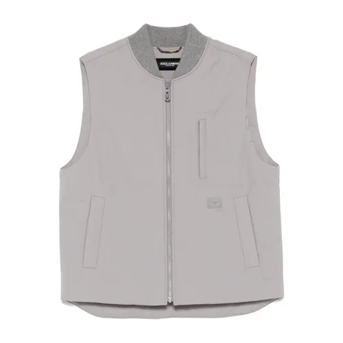 Jackets > Vests - - Dolce & Gabbana - Modalova