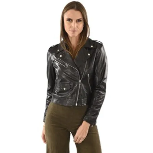 Jackets > Leather Jackets - - La Canadienne - Modalova
