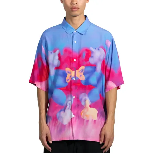 Shirts > Short Sleeve Shirts - - Pleasures - Modalova
