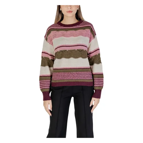Knitwear > Round-neck Knitwear - - Ichi - Modalova