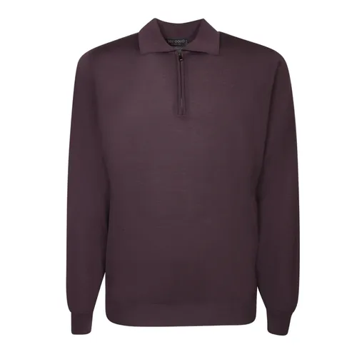 Knitwear > V-neck Knitwear - - Dell'oglio - Modalova